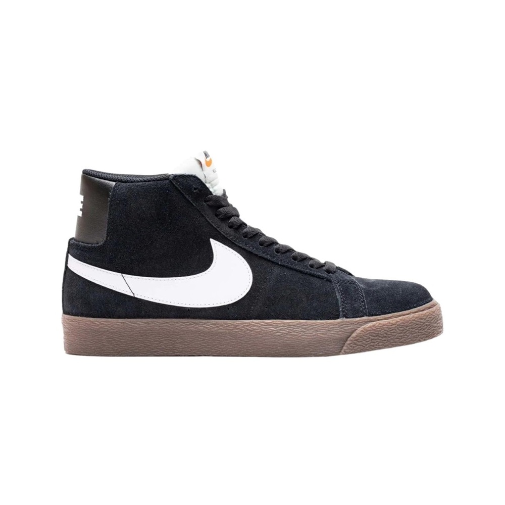 Nike SB Zoom Blazer Mid "Black/Dark Gum" Sneakers Mens Size 7.5